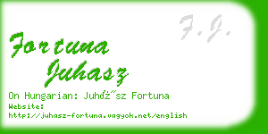 fortuna juhasz business card